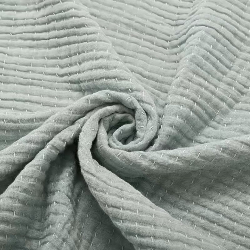 Vintage Cotton Gauze Summer Quilt Blanket