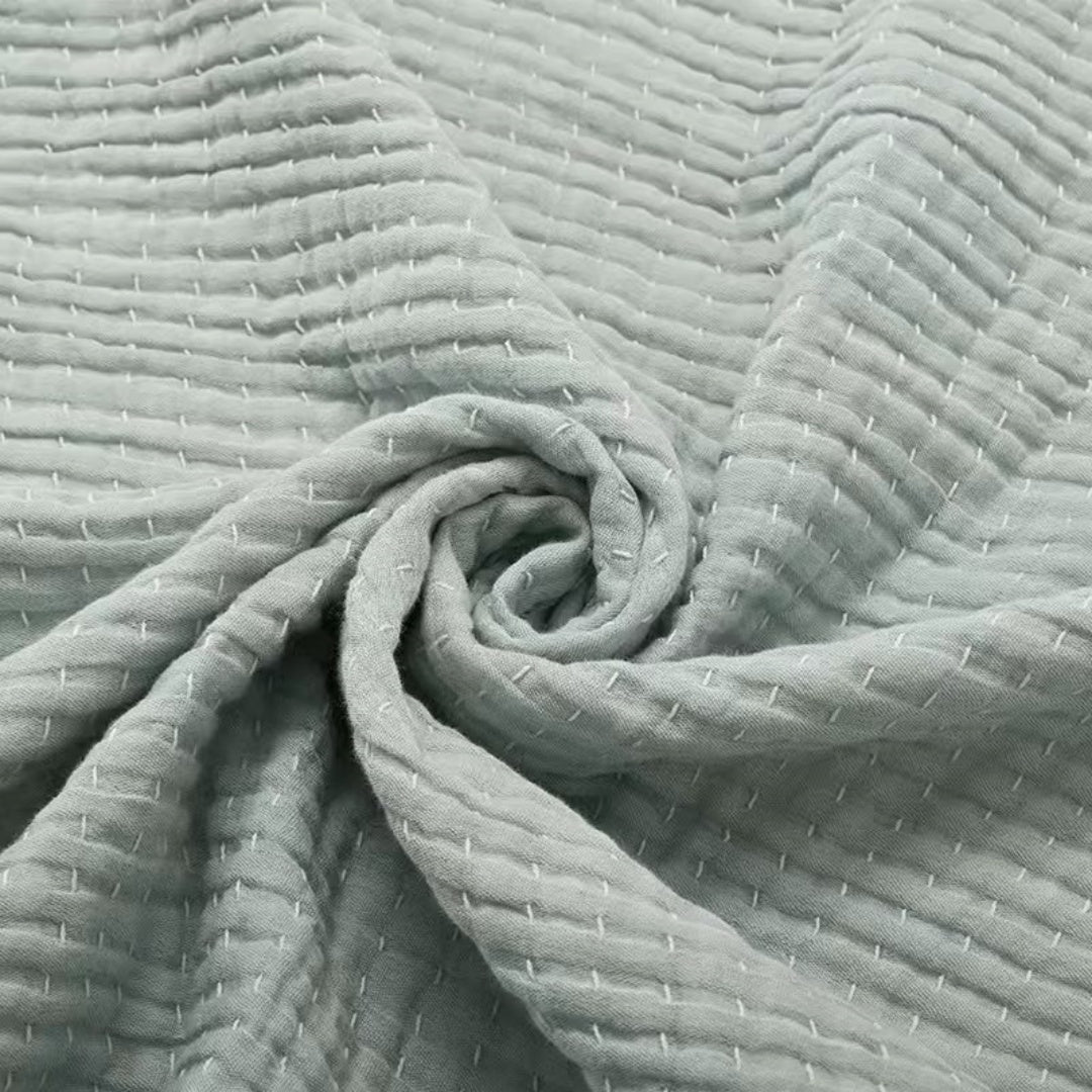 Vintage Cotton Gauze Summer Quilt Blanket