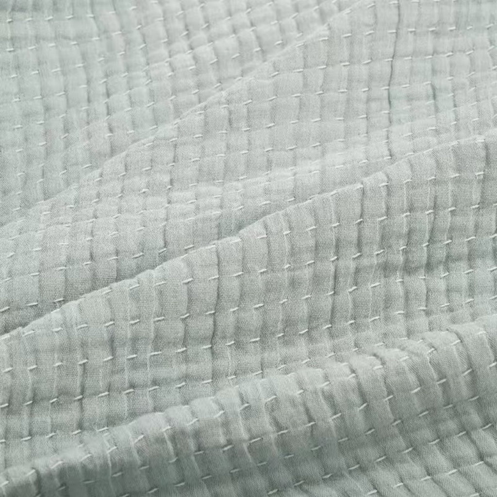Vintage Cotton Gauze Summer Quilt Blanket