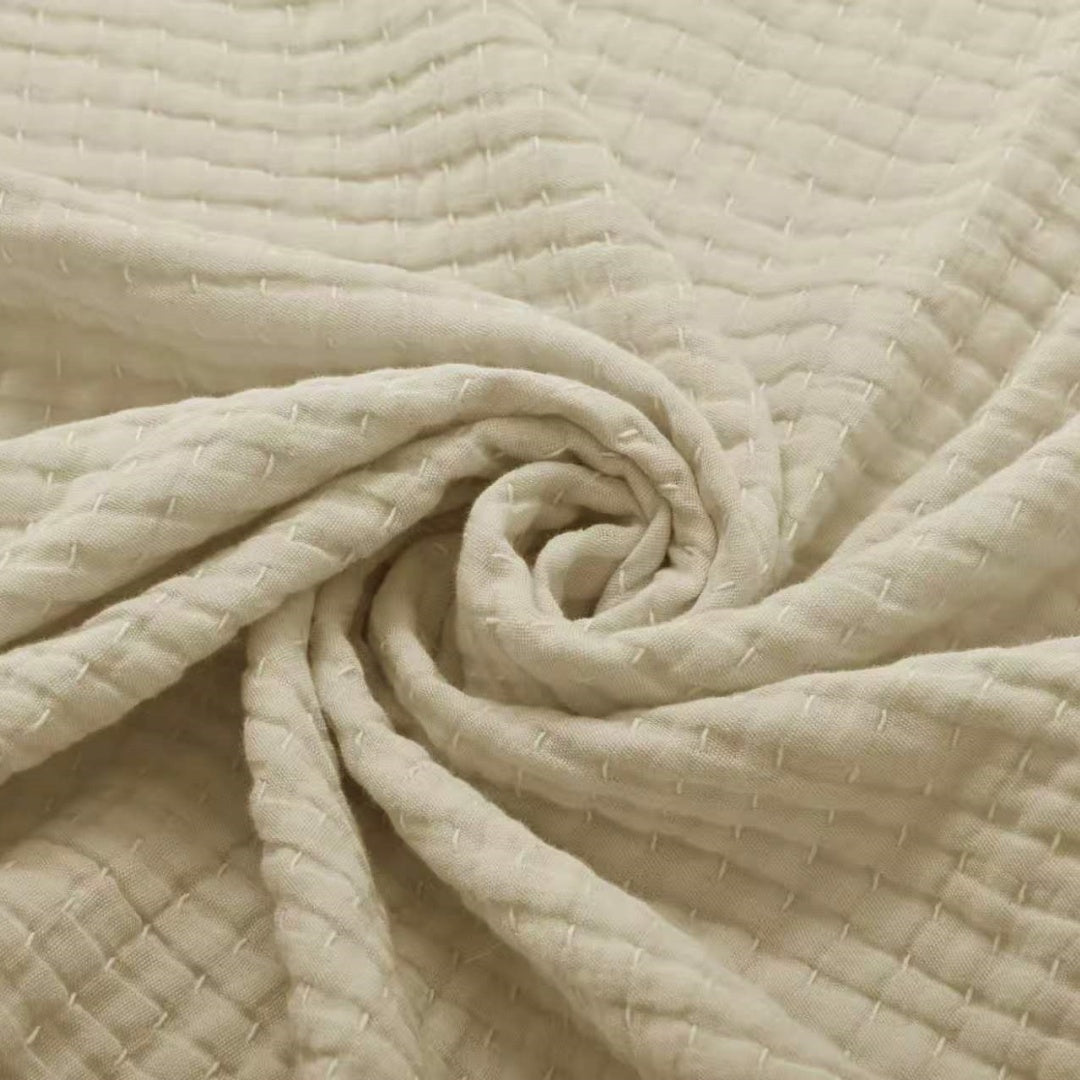 Vintage Cotton Gauze Summer Quilt Blanket