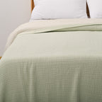 Vintage Cotton Gauze Summer Quilt Blanket